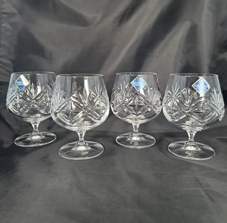 Edinburgh Crystal Brandy Glasses