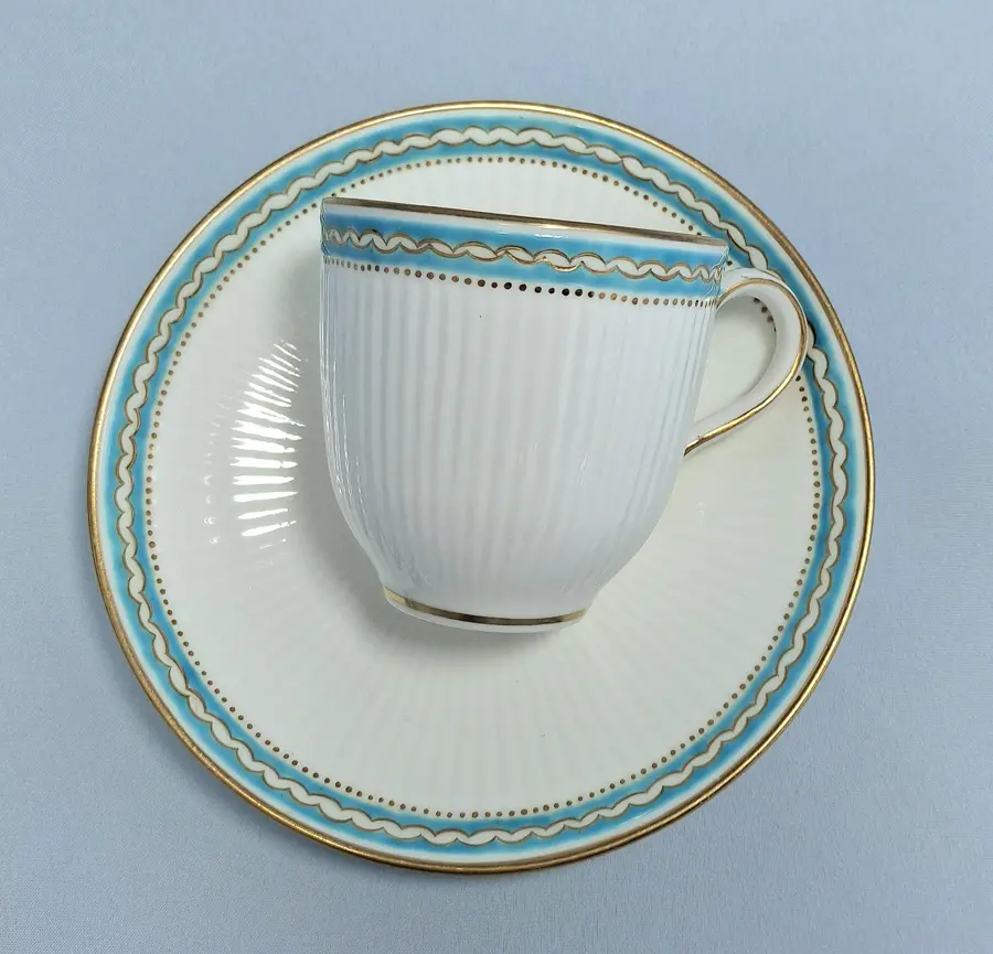 Minton Turquoise Cup & Saucer