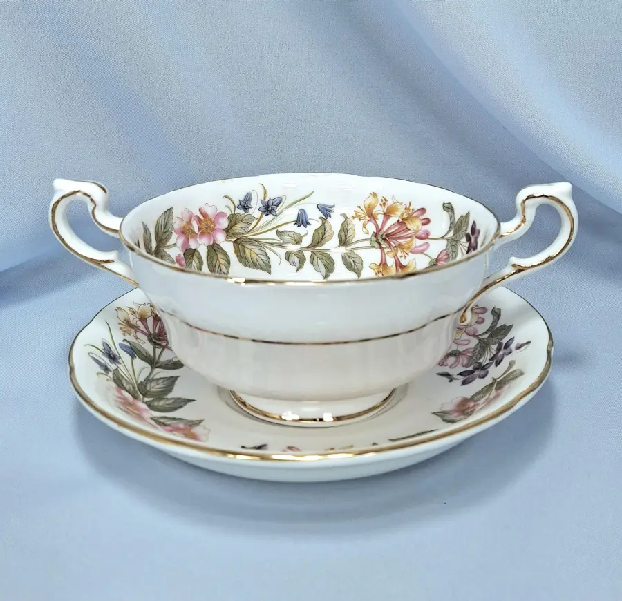 Paragon Bone China Soup Bowl & Saucer