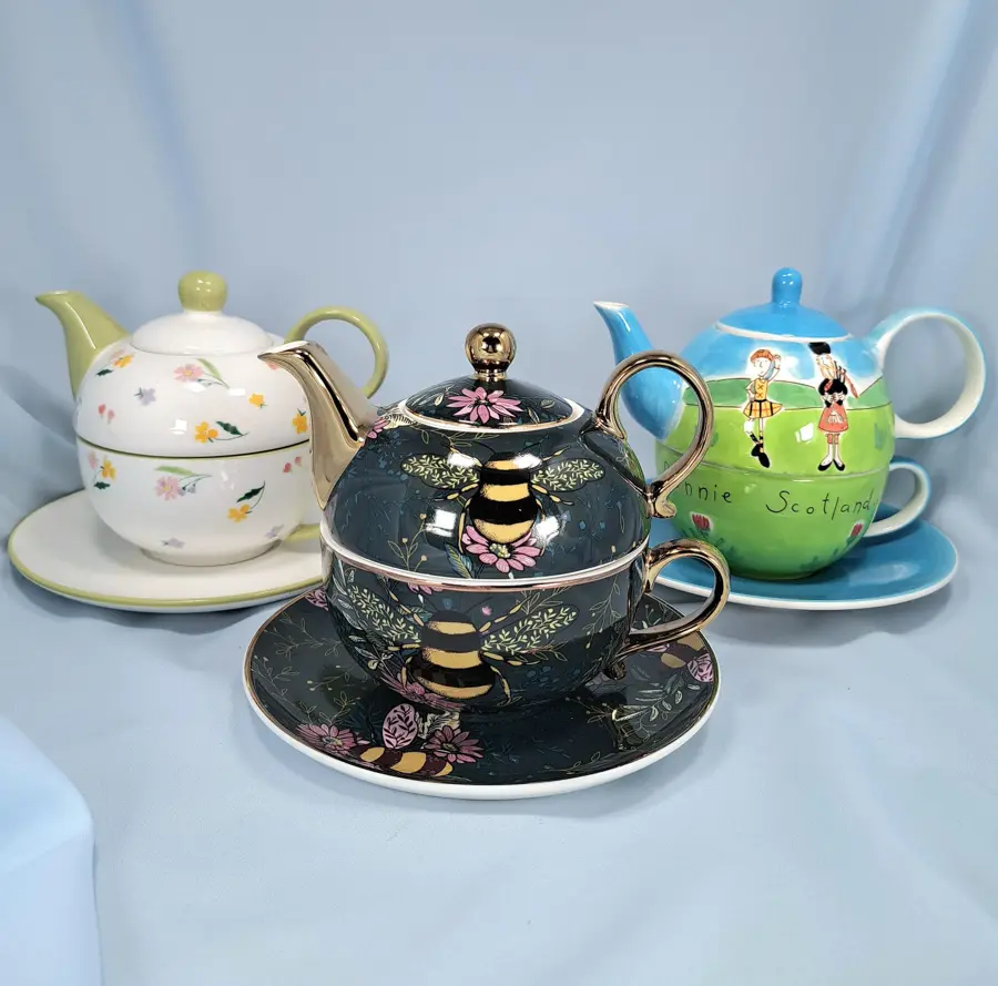 Tea for One Set, Creative Tops Floral Teapot and Cup