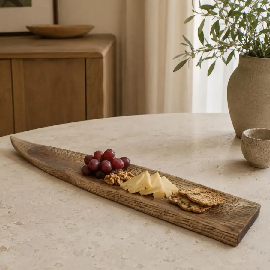 Oak and Elm Rustic Wood Bowls