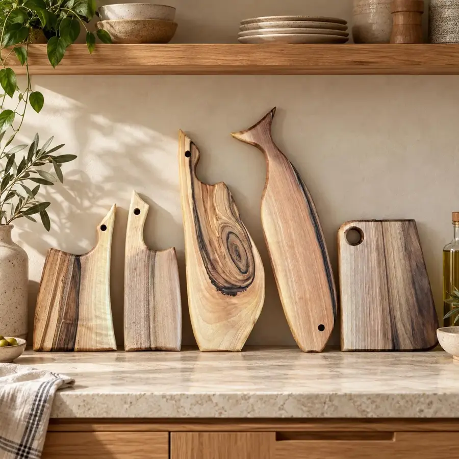 Handmade Chopping Boards: Rustic Wooden Cutting Board