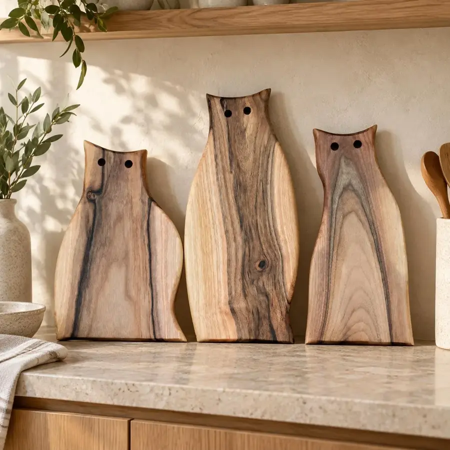 Handmade Sets Walnut Wood Chopping Board: Wooden Cutting Boards
