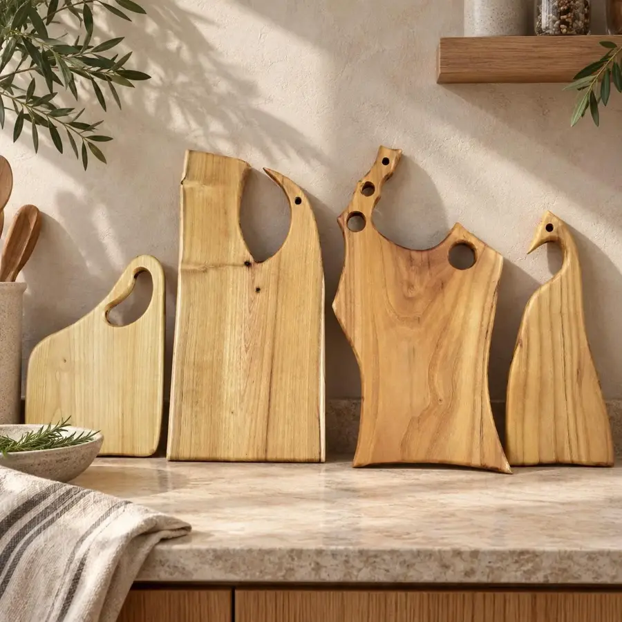 Handmade Pear Wood Cutting Board