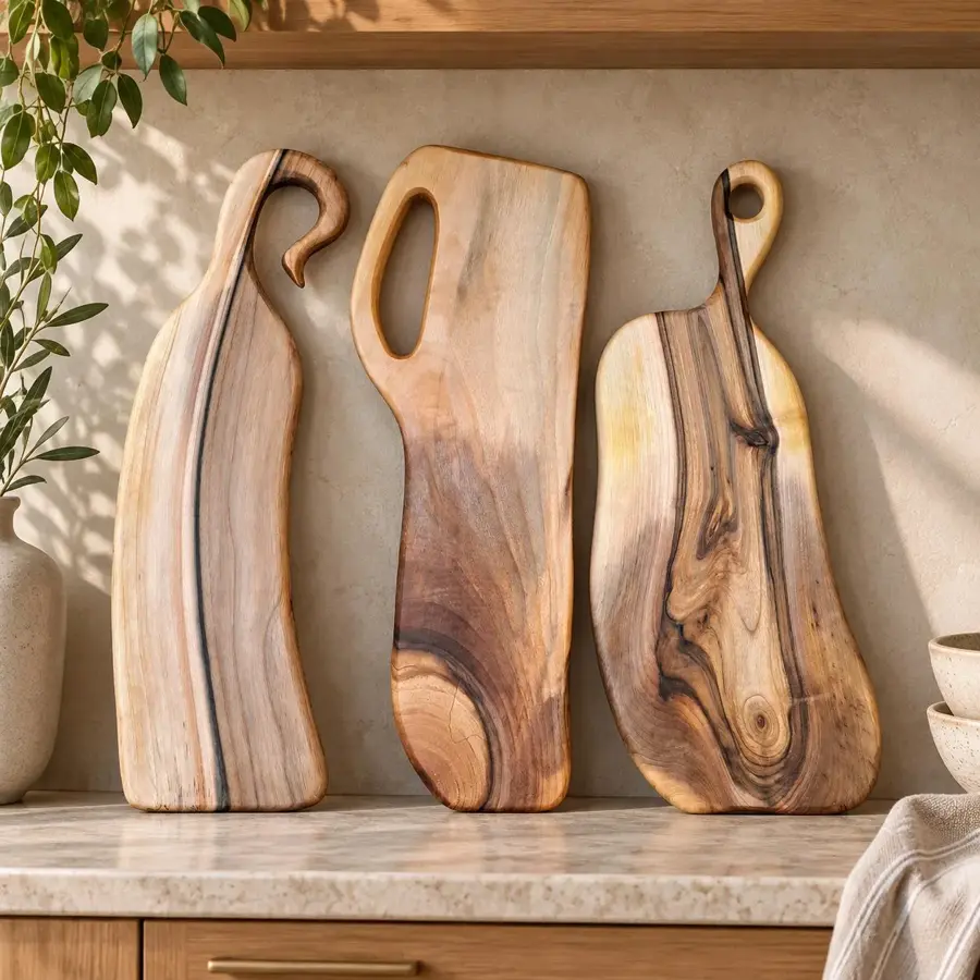 Handmade Chopping Boards: Rustic Wooden Cutting Board